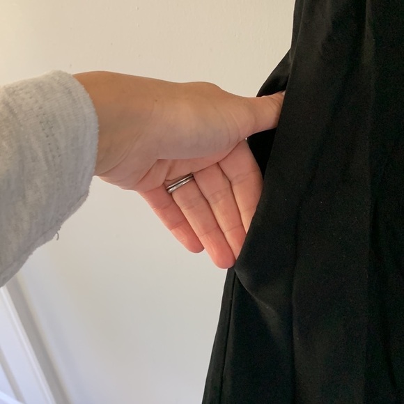 Gown Town fit and flare dress black‎ retro vintage style 1950 NWT bows tailored - Picture 5 of 15